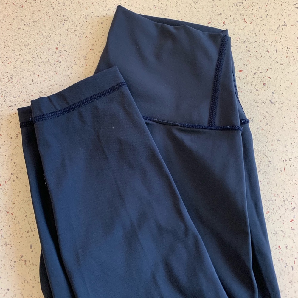 Dark Gray / Blue Lululemon Leggings Luxtreme 7/8
